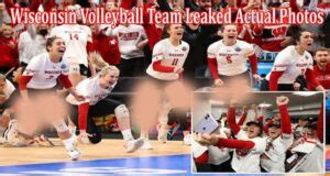 wisconsin volleyball leak uncensored|UW